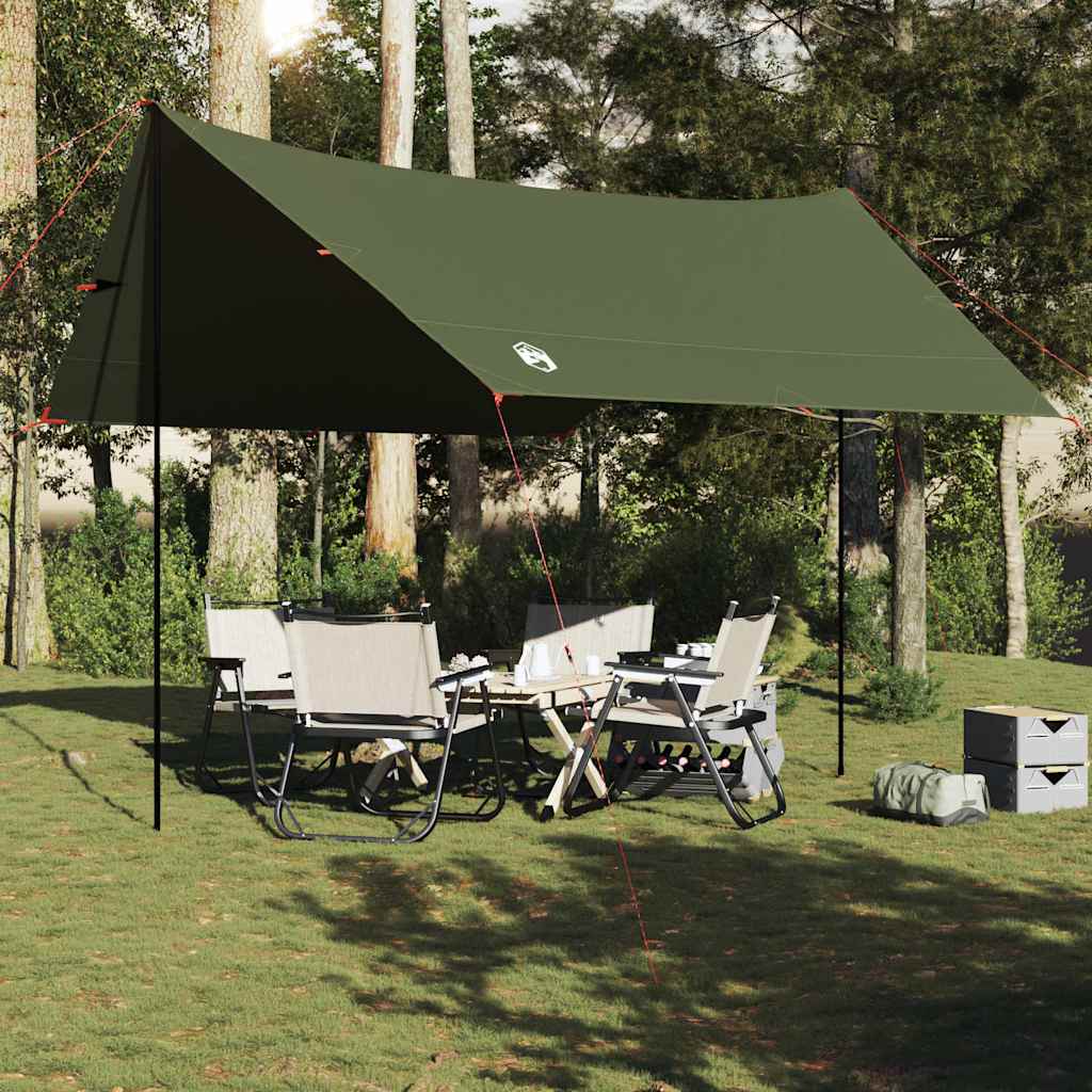 VidaXL Campingmarkise, wasserdicht, 462 x 306 x 211 cm, olivgrün