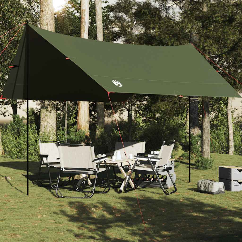 VidaXL Campingmarkise, wasserdicht, 462 x 306 x 211 cm, olivgrün