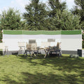Vidaxl windscherm camping waterdicht 510x153 cm groen