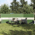 Vidaxl windscherm camping waterdicht 490x123 cm groen