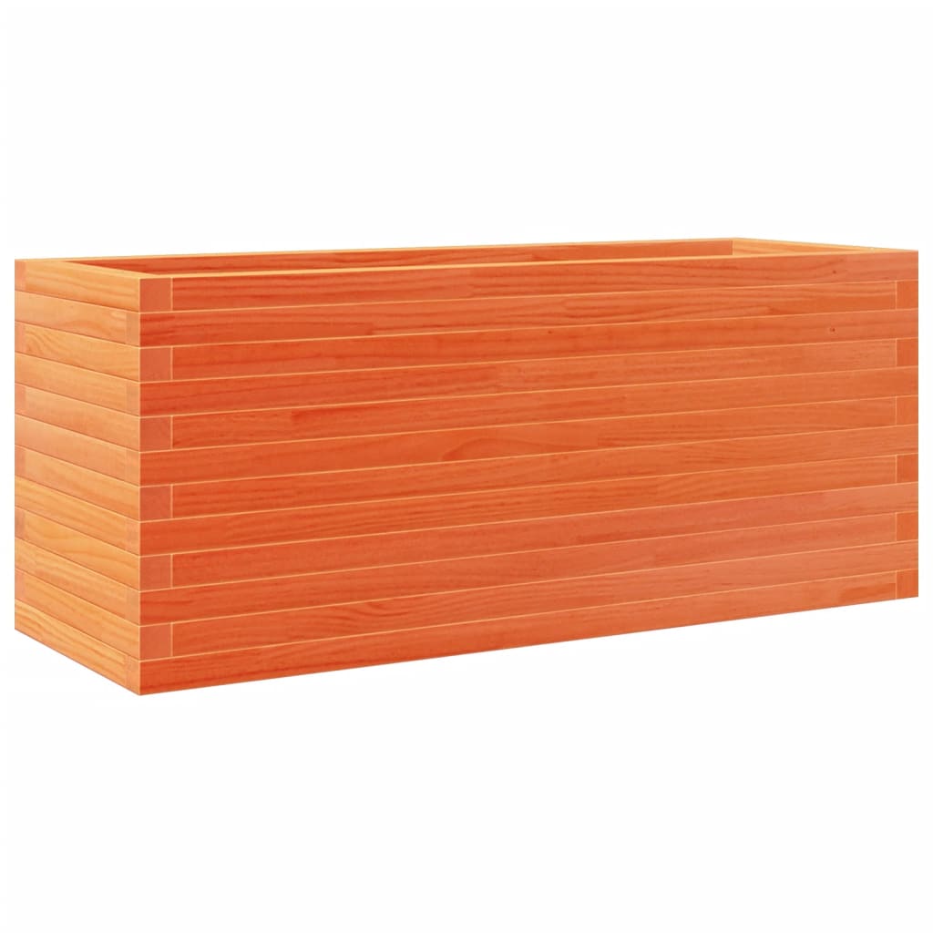 VIDAXL -Planungsbox 110x40x45,5 cm Festkiefer Wäsche Braun