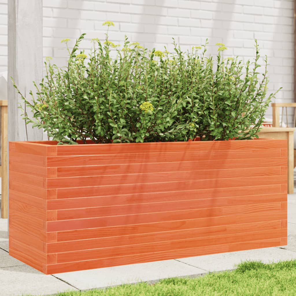 VIDAXL -Planungsbox 110x40x45,5 cm Festkiefer Wäsche Braun