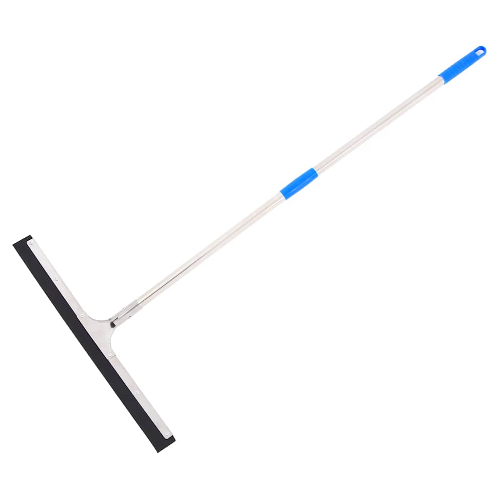 Vidaxl vloerwisser 45x122,5 cm staal en rubber