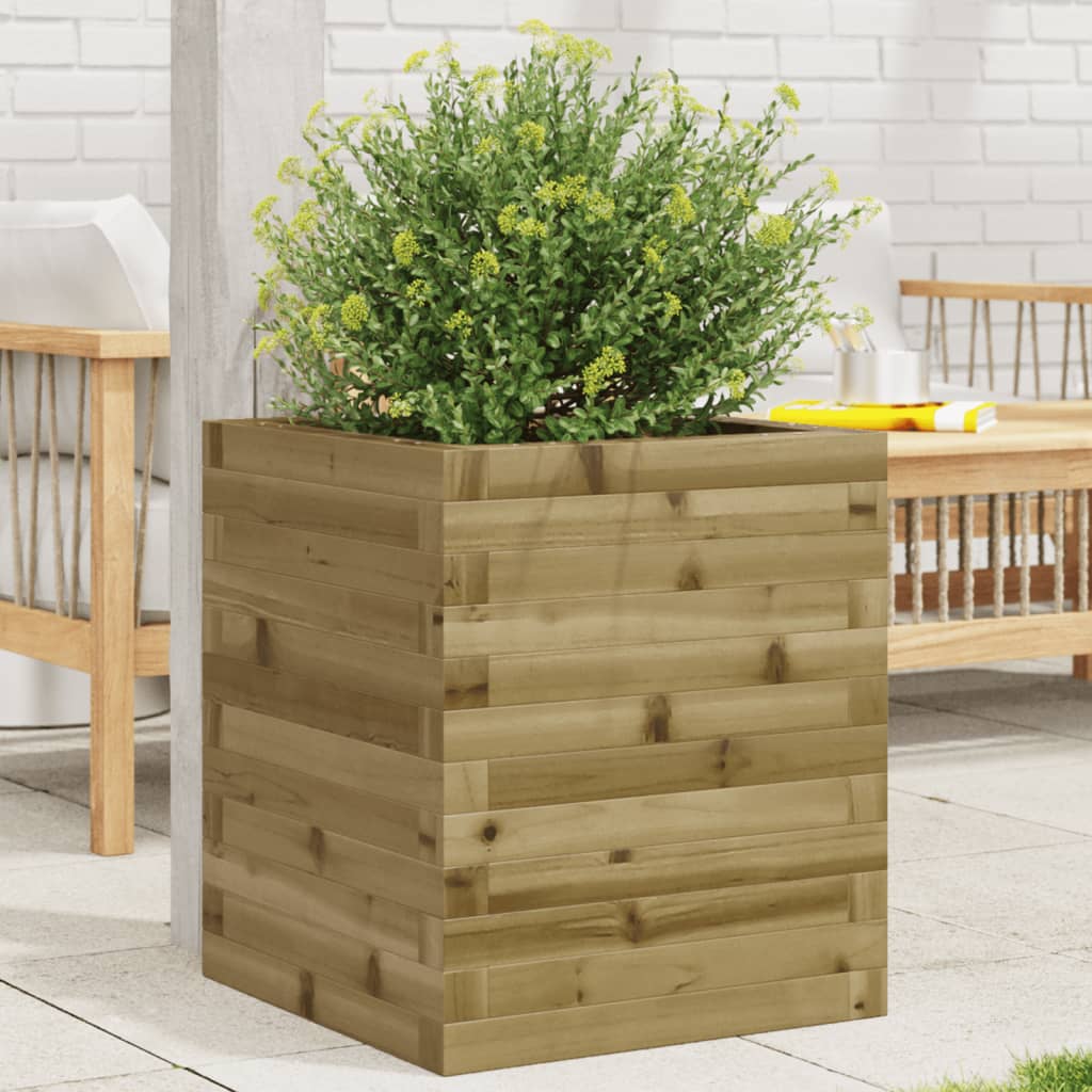Vidaxl plantenbak 40x40x46 cm geïmpregneerd grenenhout