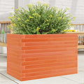 Vidaxl plantenbak 70x40x46 cm massief grenenhout wasbruin