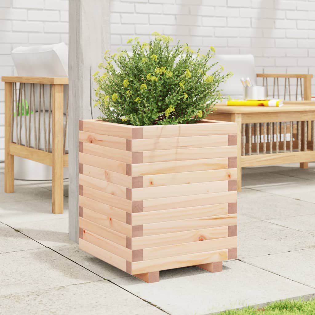 Vidaxl plantenbak 40x40x49,5 cm massief grenenhout