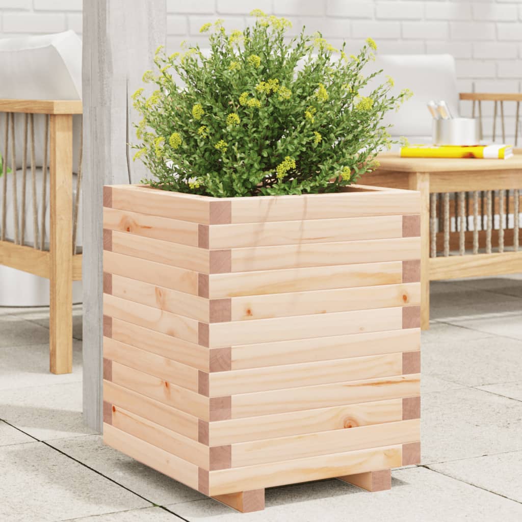 Vidaxl plantenbak 40x40x49,5 cm massief grenenhout