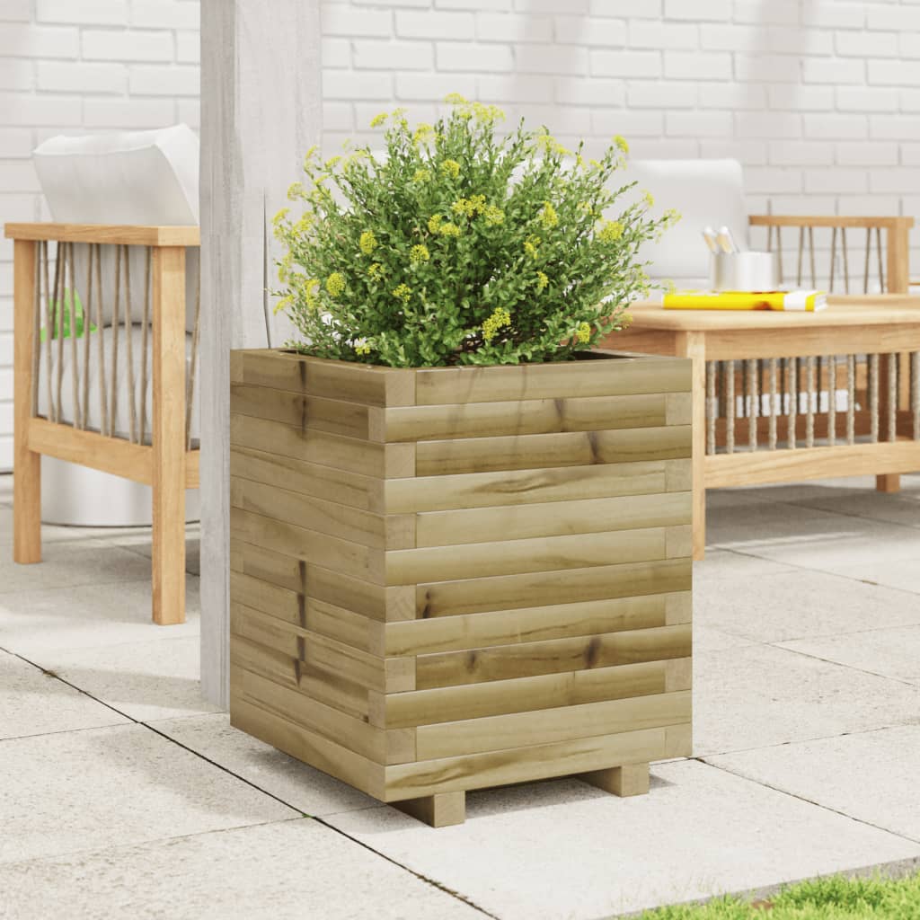 Vidaxl plantenbak 40x40x49,5 cm geïmpregneerd grenenhout