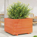 Vidaxl plantenbak 70x70x49,5 cm massief grenenhout wasbruin