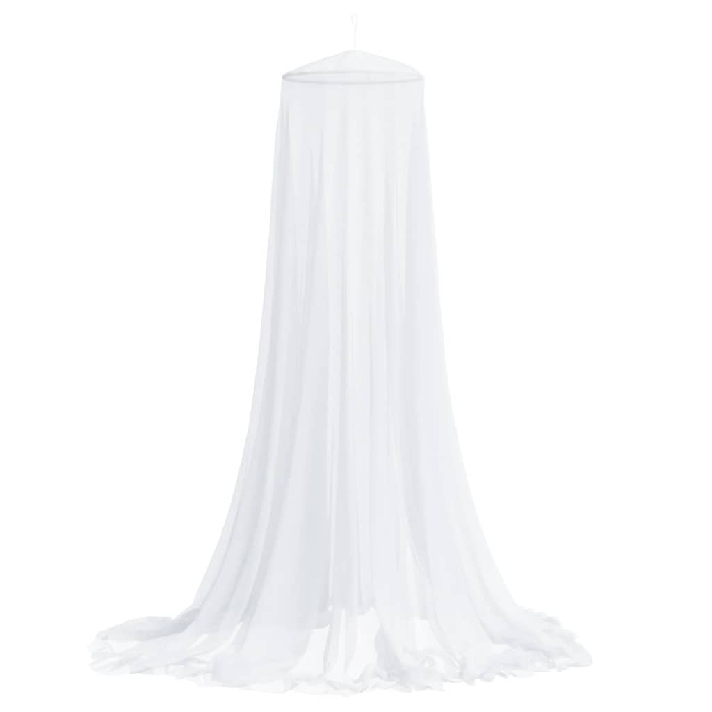 VidaXL Moskitonetz fürs Bett, 220 Maschen, 56 x 56 x 220 cm, Weiß