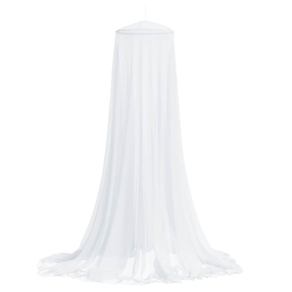 VidaXL Moskitonetz fürs Bett, 220 Maschen, 56 x 56 x 220 cm, Weiß