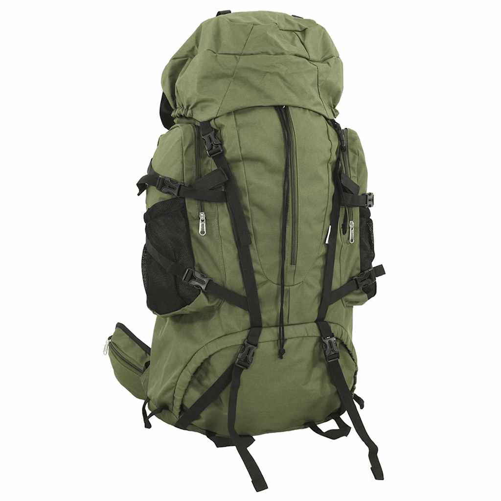 VidaXL Wanderrucksack 100 l Oxford-Gewebe Armeegrün