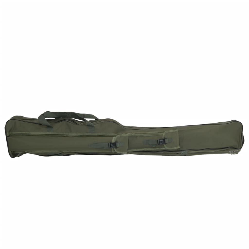 VidaXL Angelrutentasche 160 cm Oxford-Gewebe Dunkelgrün