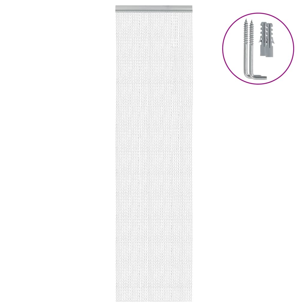 VidaXL Fliegengitterketten 56x202 cm Aluminium