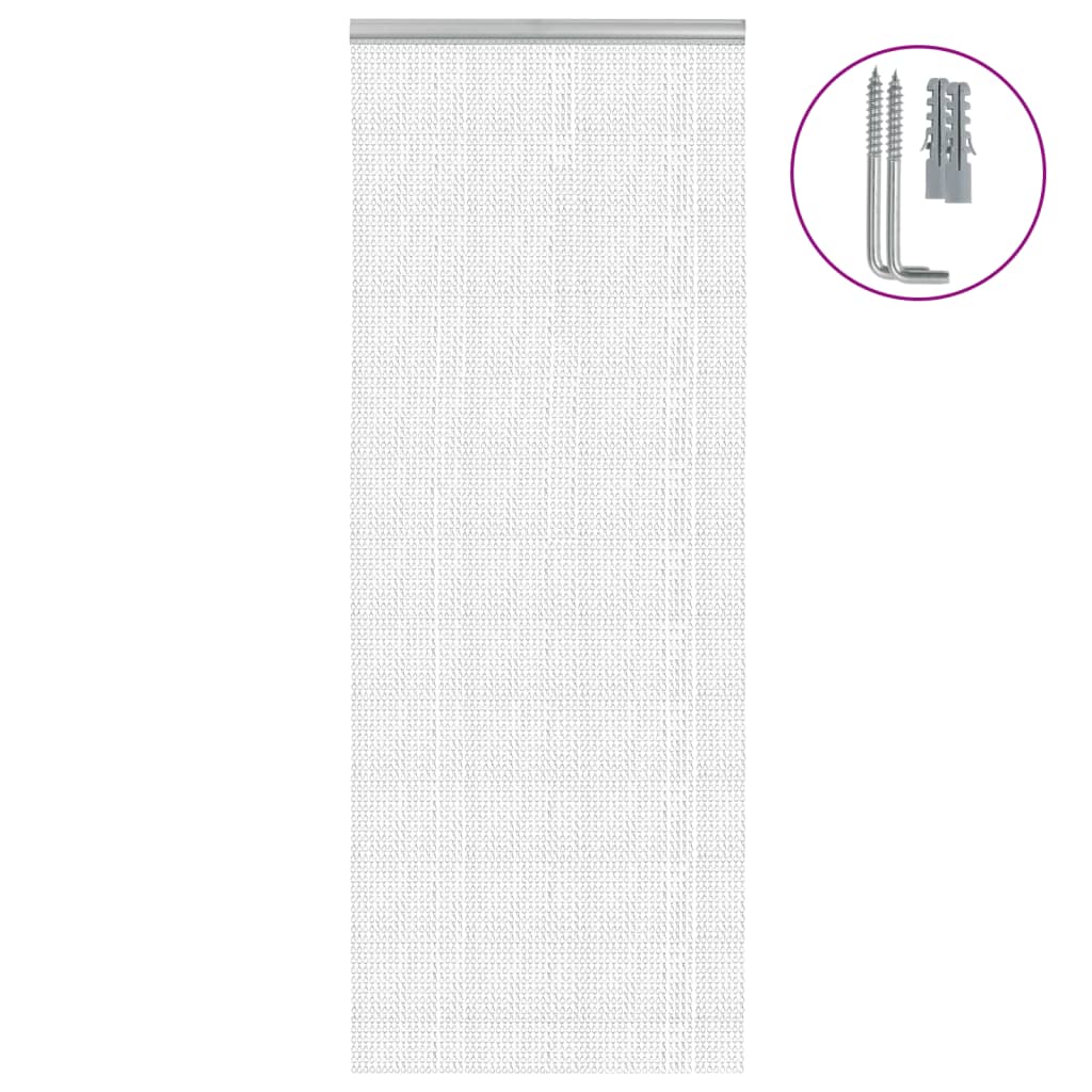 VidaXL Fliegengitterketten 80x201 cm Aluminium
