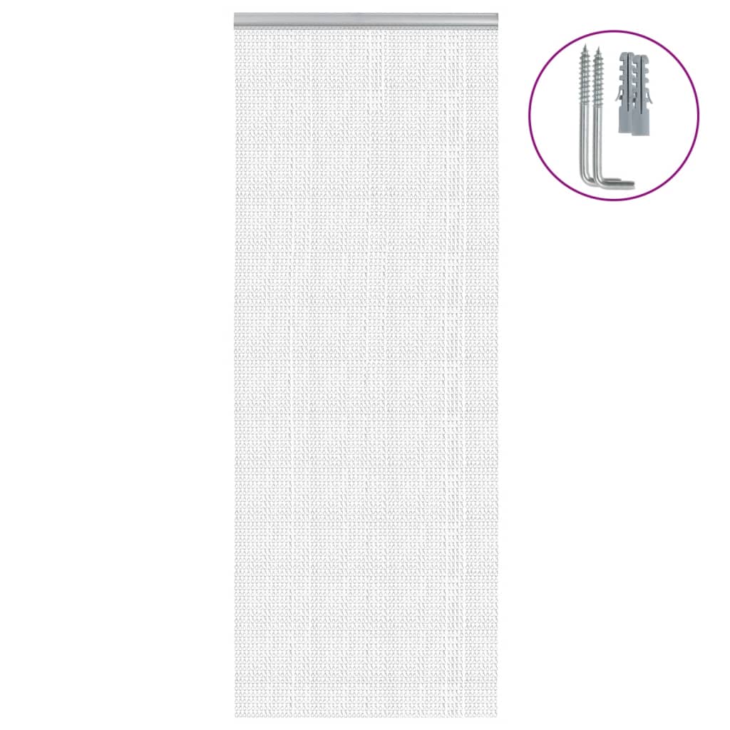 VidaXL Fliegengitterketten 80x212 cm Aluminium