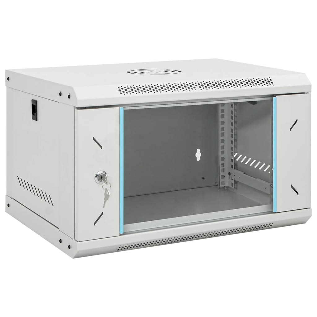 Vidaxx Netzwerkschrank, Wandmontage, 6H 19 IP20, 53 x 40 x 30 cm