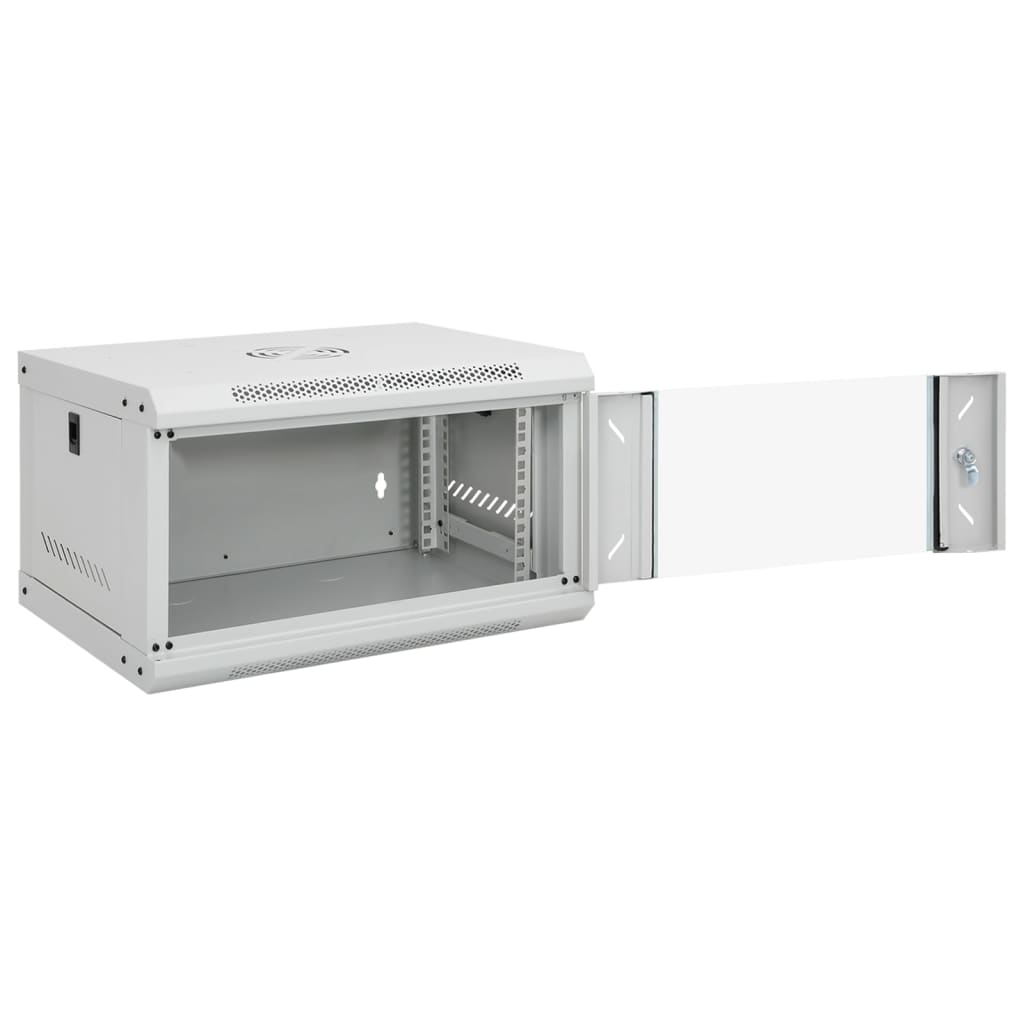 Vidaxx Netzwerkschrank, Wandmontage, 6H 19 IP20, 53 x 40 x 30 cm