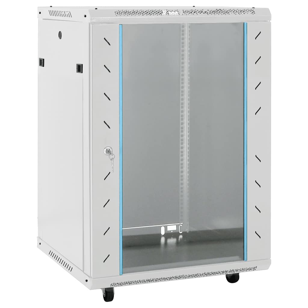 Vidaxl netwerkkast met draaiwieltjes 15u 19 ip20 60x45x86 cm