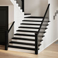 Vidaxl traptreden 4 st 120x25x2 cm massief eikenhout donkerbruin