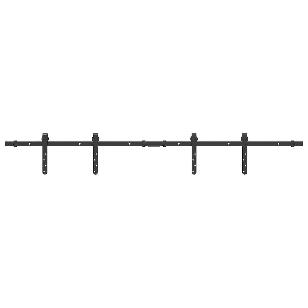VidaXL Schiebetür-Aufhängungsset 152 cm Kohlenstoffstahl