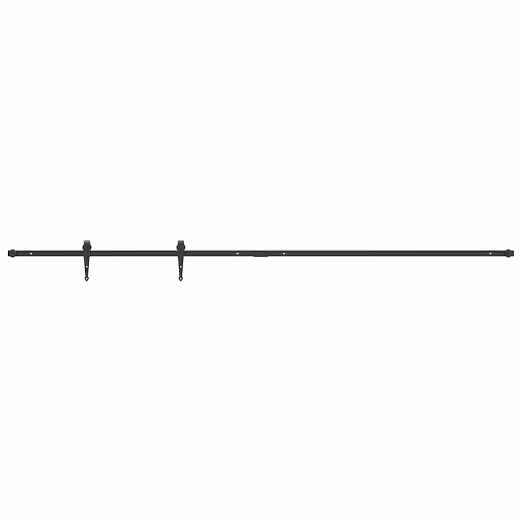 VidaXL Schiebetür-Aufhängungsset 213 cm Kohlenstoffstahl