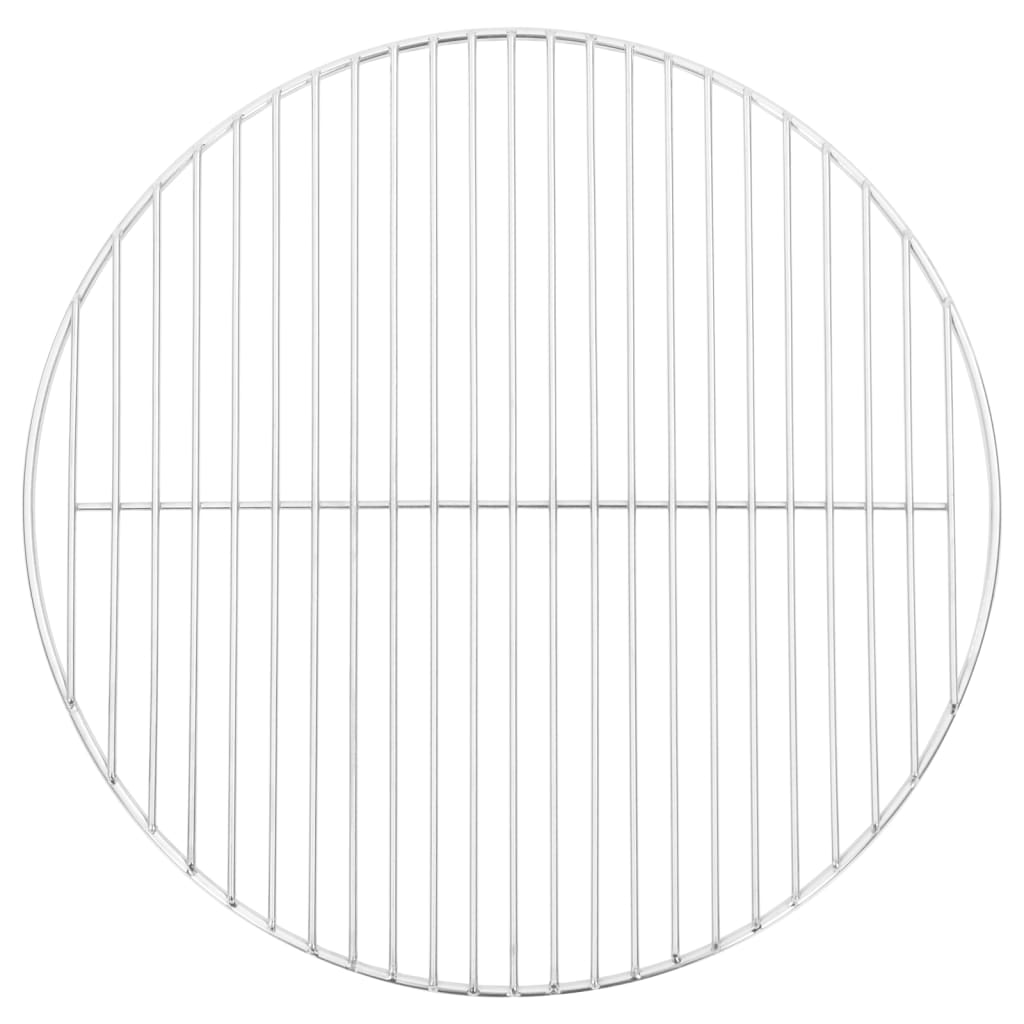 VidaXL Grillrost rund ø44,5 cm Edelstahl 304