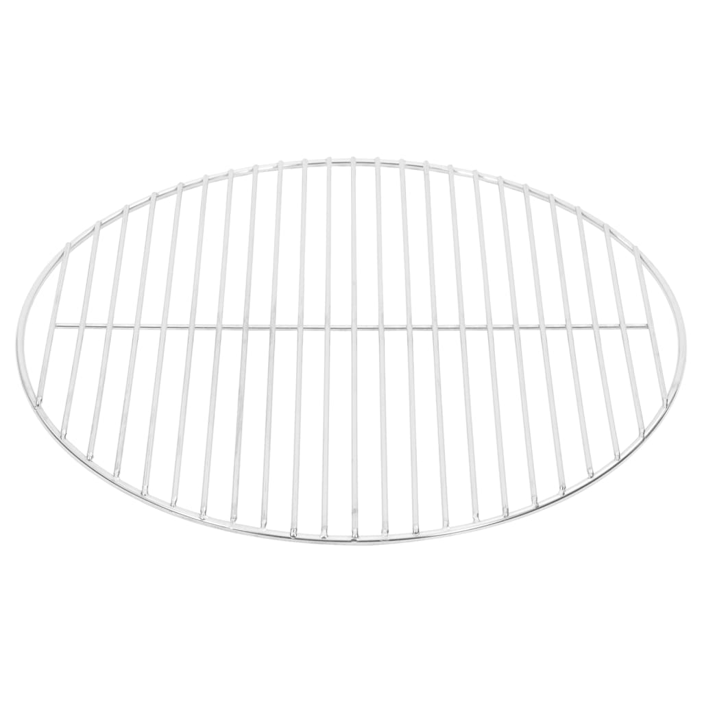 VidaXL Grillrost rund ø44,5 cm Edelstahl 304