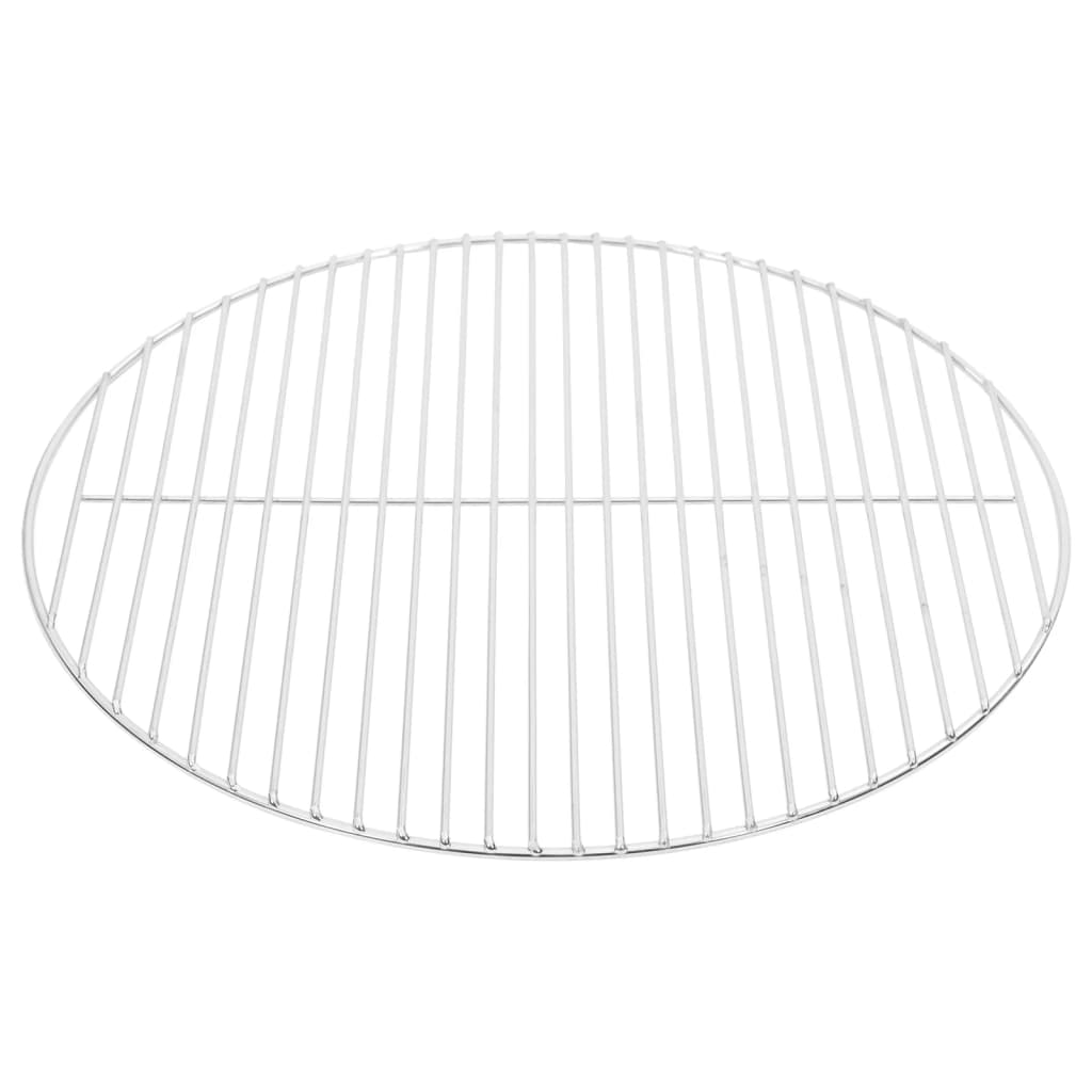 VidaXL Grill rund ø50 cm Edelstahl 304