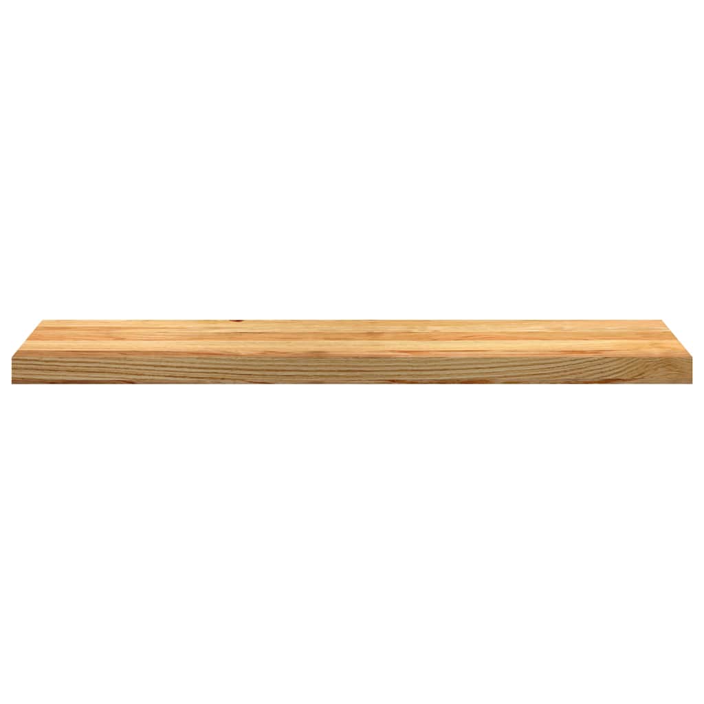 Vidaxl vensterbanken 2 st 100x25x2 cm massief eikenhout lichtbruin