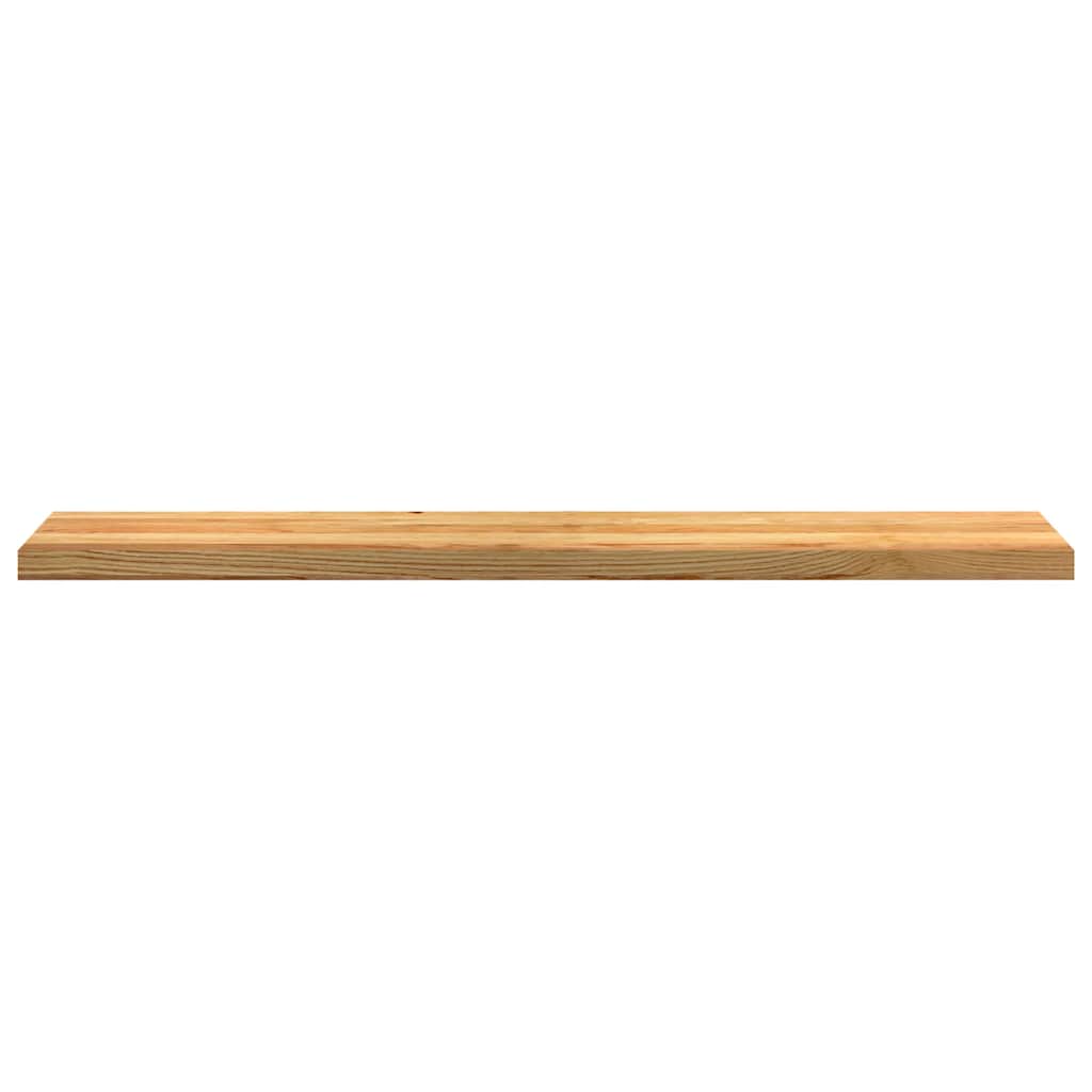 Vidaxl vensterbanken 2 st 140x25x2 cm massief eikenhout lichtbruin