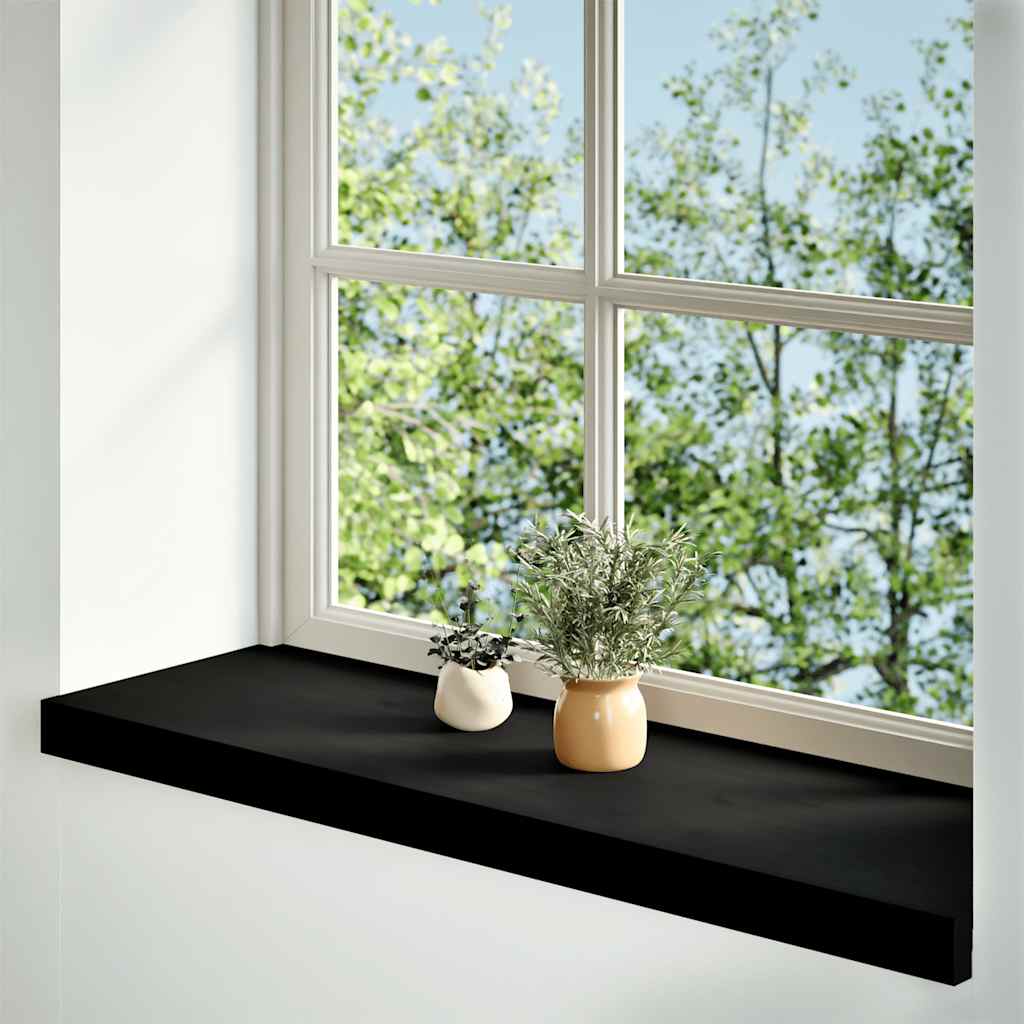 VIDAXL – Fensterteiler, 2 Stück, 90 x 25 x 2 cm, einfarbig dunkelbraun