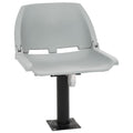 Vidaxl 2-delige bootstoelenset inklapbaar 48x51x41 cm grijs