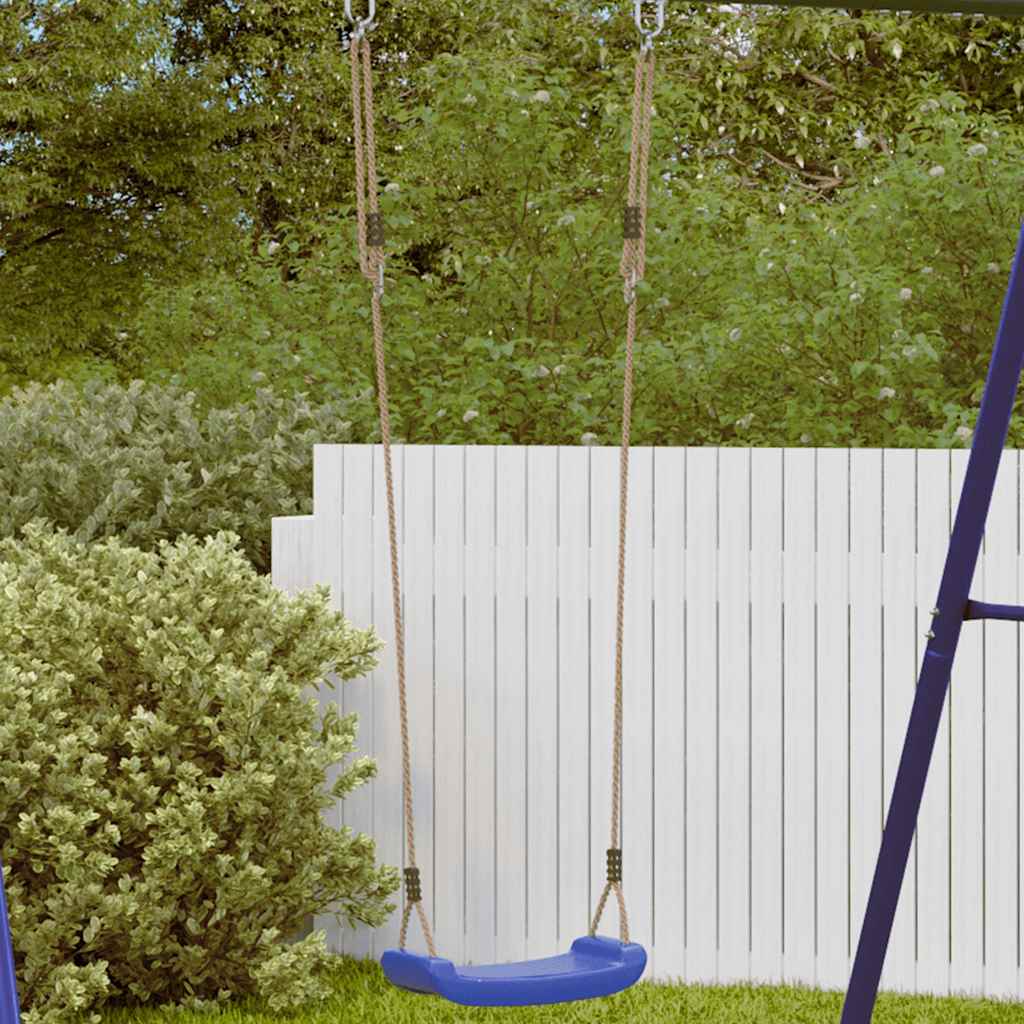 VidaXL Kinderschaukelsitz für 1 Person, verstellbares Seil, blau