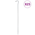 VidaXL Zeltnägel, 25 Stück, ø5 mm, 30 cm, verzinkter Stahl