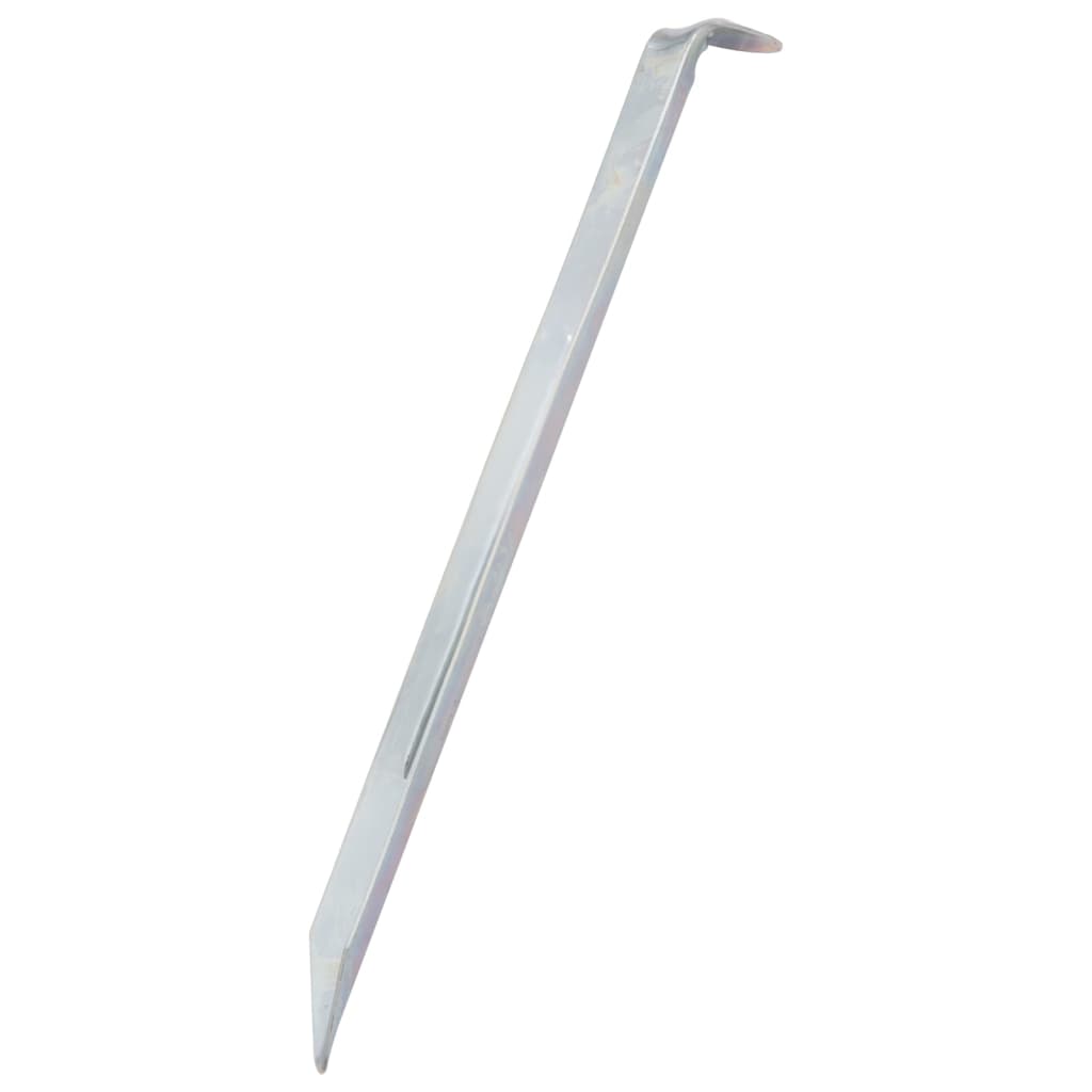 VidaXL Heringe, 24 Stück, ø20 mm, 22 cm, verzinkter Stahl