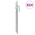 VidaXL Zeltnägel, 24 Stück, V-förmig, ø20 mm, 17 cm, verzinkter Stahl