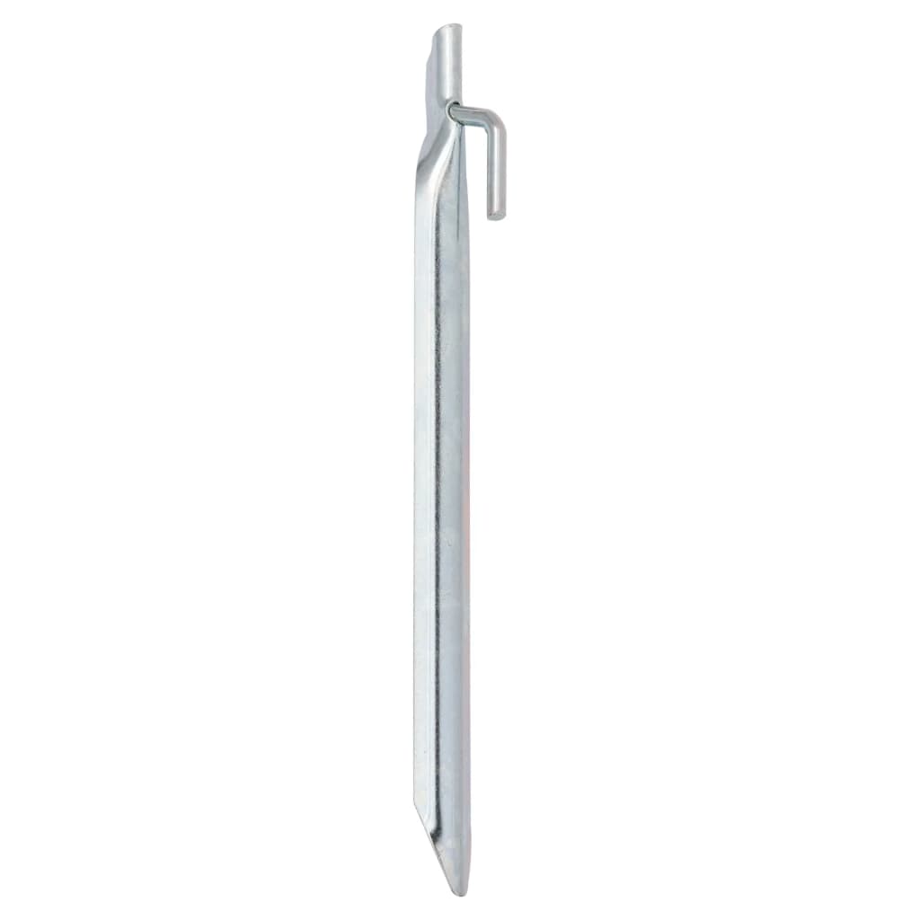 VidaXL Zeltnägel, 24 Stück, V-förmig, ø20 mm, 24 cm, verzinkter Stahl