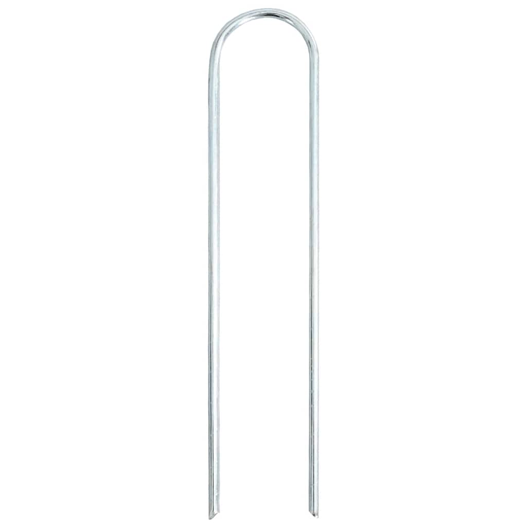 Vidaxl grondharingen 25 st u-vormig 20x3,5 cm gegalvaniseerd staal