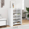 Vidaxl Schuhschrank 74,5x37,5x100 cm verarbeitetes Holz weiß