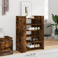 VIDAXL-Schuhschrank 74,5 x 37,5 x 100 cm. Ausstattung mit geräuchertem Eich