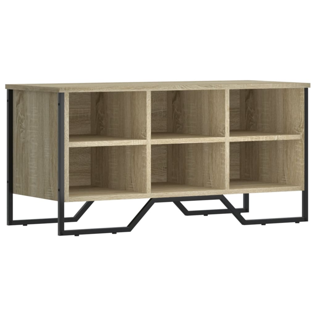 Vidaxx Schuhschrank 90x38x45,5 cm richtig Holz Sonoma Eiche gefärbt