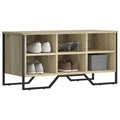 Vidaxx Schuhschrank 90x38x45,5 cm richtig Holz Sonoma Eiche gefärbt