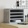 Vidaxx Schreibtisch-Organizer 36x26x29,5 cm verarbeiteter Holzbetonlijs