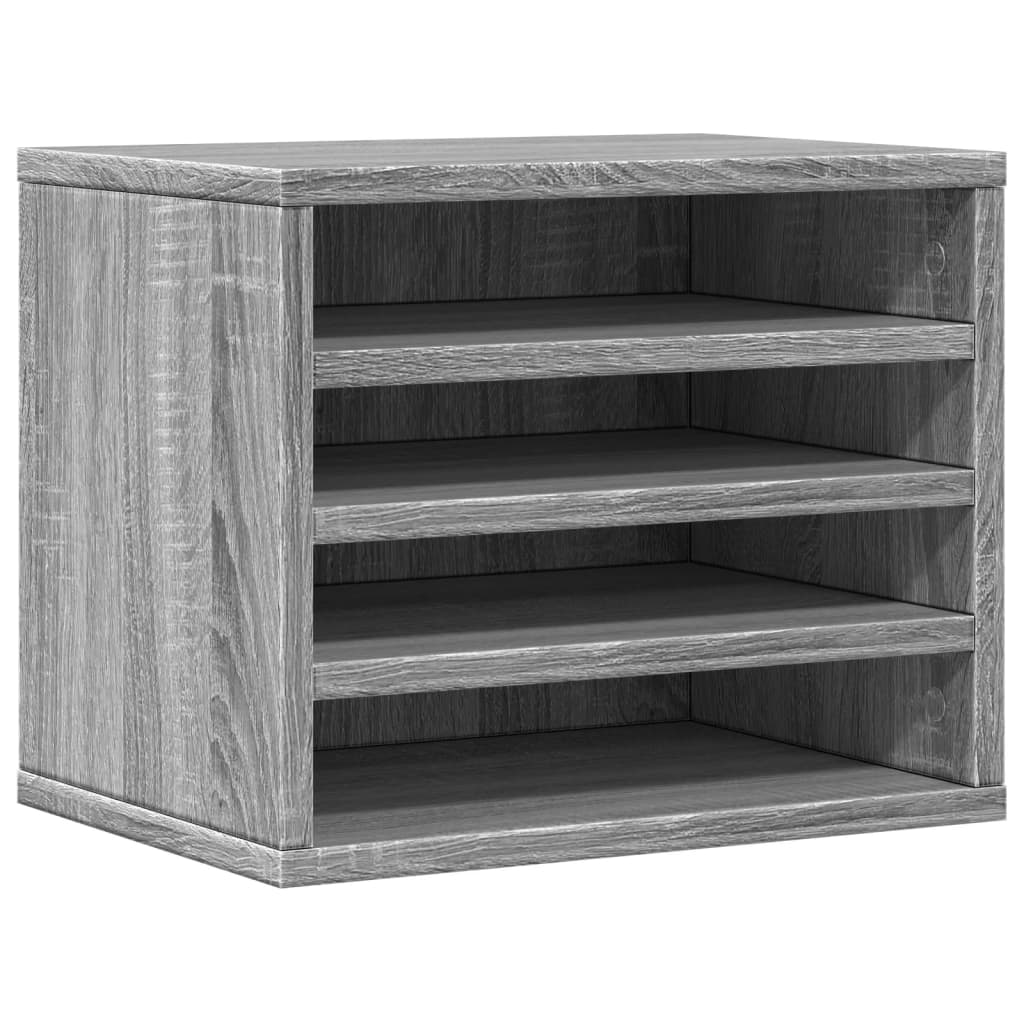 Vidaxx Schreibtisch Organizer 36x26x29,5 cm verarbeiteter Holzgrau Sonoma -Eiche