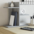VidaXL Schreibtisch-Organizer 42 x 21,5 x 42 cm, verarbeitetes Holz, graue Sonoma-Eiche