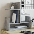 Vidaxl bureau organiser 49x20x52,5 cm bewerkt hout grijs sonoma eiken