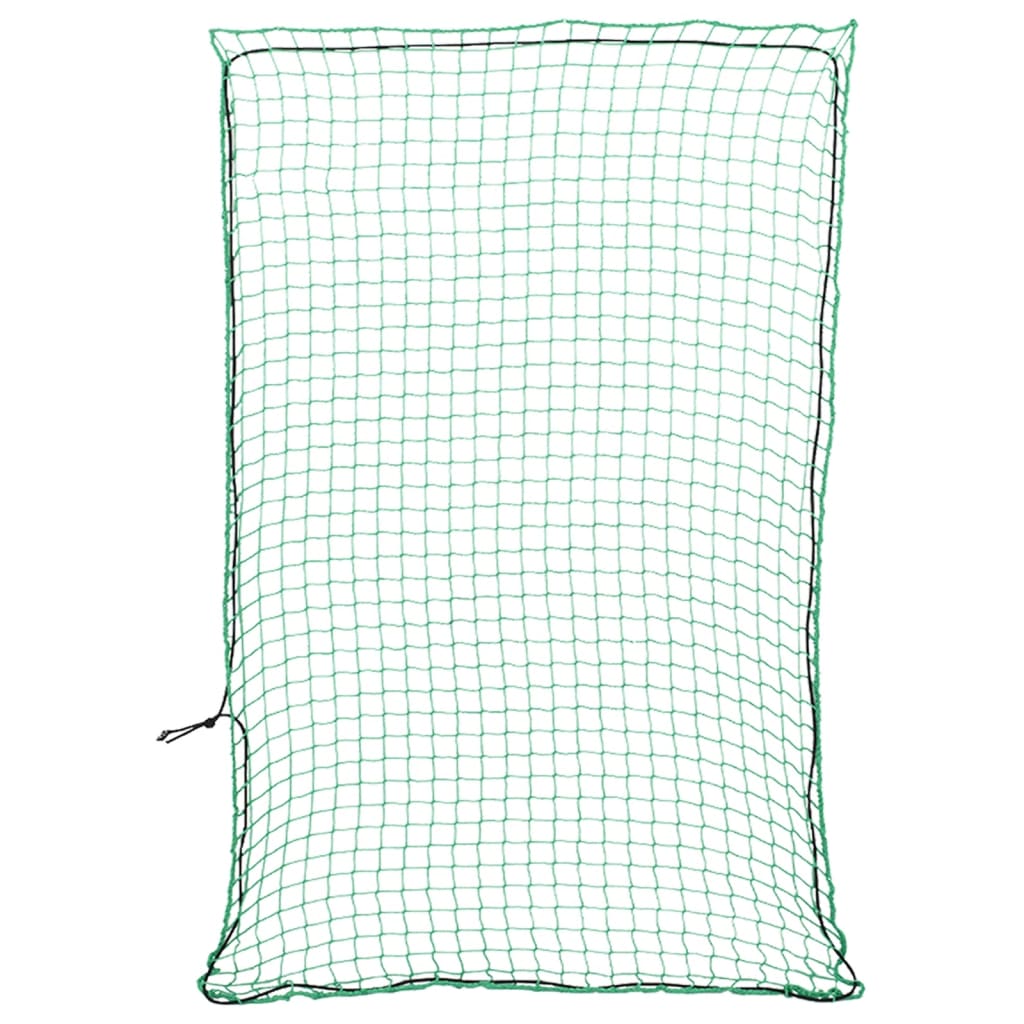 VidaXL Anhängernetz, elastisches Seil, 3,5 x 2,5 m, Polypropylen, Grün