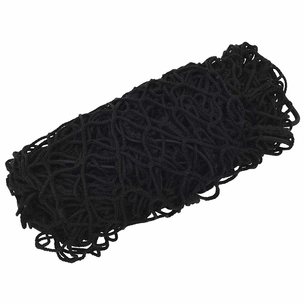VidaXL Anhängernetz, elastisches Seil, 6 x 3 m, Polypropylen, Schwarz