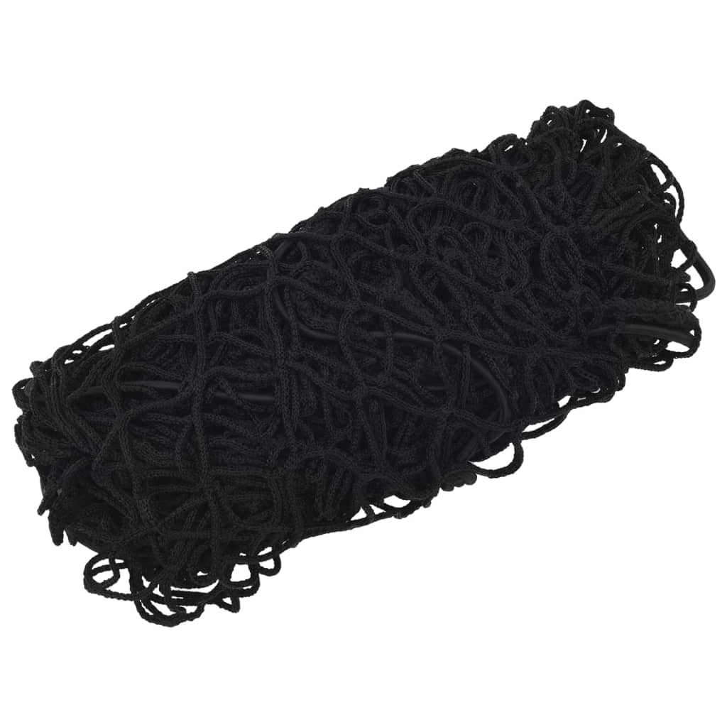 VidaXL Anhängernetz, elastisches Seil, 7 x 3,5 m, Polypropylen, Schwarz